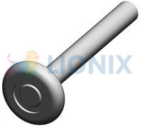 ALUTECH:401922000 - Ролик ходовой для гаражных ворот RT-130-12-G.  фото