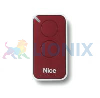 Пульт управления NICE 2-канальный, цвет бордовый INTI2R фото