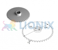 DoorHan DH25119: Звездочка для вала 1.25" в сборе фото