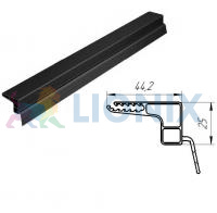 DoorHan CR-24720: Уплотнитель боковой увеличенный, однолепестковый модернизированный фото