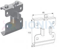 DoorHan DH24629: Кронштейн произвольной фиксации для двойных направляющих в сборе фото