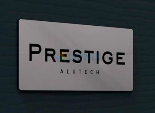 ALUTECH R7010805: Шильда металлическая АЛЮТЕХ (серебро) R7010805 фото