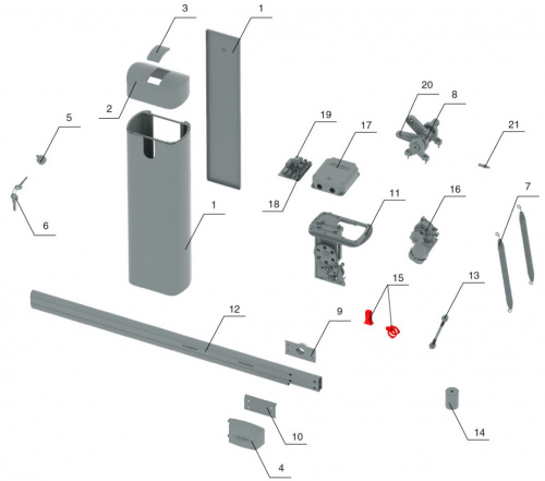 BR09: Блок концевиков BARRIER фото