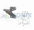 DoorHan N25008NR: Верхняя опора облегченная с держателем ролика для панелей с новой формой профиля (нержав. сталь) фото