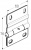 ALUTECH: 404911918 - Петля промежуточная IH-114 (цв.YW355F) ALUTECH: 404911918 - Петля промежуточная IH-114 (цв.YW355F) фото