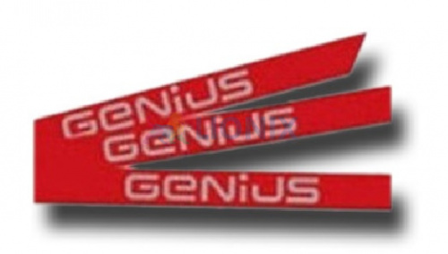 Комплект светоотражающих наклеек на стрелу шлагбаума GENIUS (артикул 6100201) фото