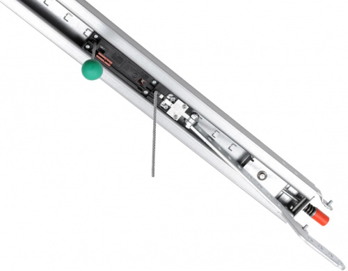 Комплект электропривода ALUTECH LG-800 для гаражных секционных ворот высотой до 2,4м. - цепная рейка фото