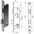 ALUTECH: 415700110 - Ригель WL0202-PC. Замок для калитки секционных ворот Алютех ALUTECH: 415700110 - Ригель WL0202-PC. Замок для калитки секционных ворот Алютех фото