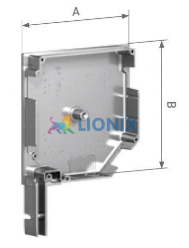 ALUTECH SF45/137u: Крышка боковая роллетная SF45/137u (цв. 226  - Темно-синий). 45 - градусная. фото